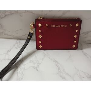 Michael Kors Red Wristlet